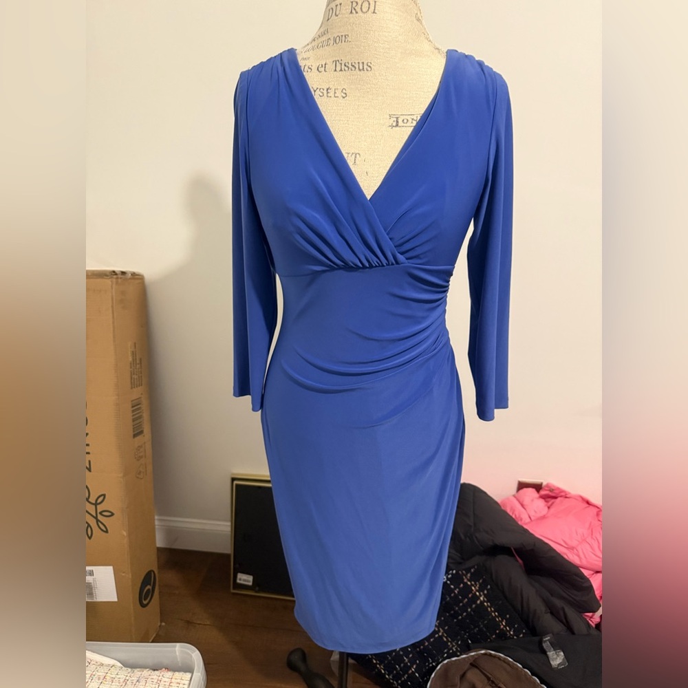 Beautiful blue/periwinkle Lauren Ralph Lauren Career Dress